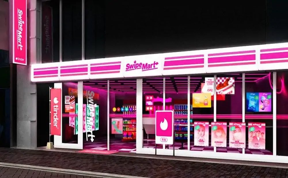 Tinder abre una tienda de conveniencia en tokio