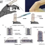 El dedo biohibrido atrae la piel viva autocurativa para los robots sexuales