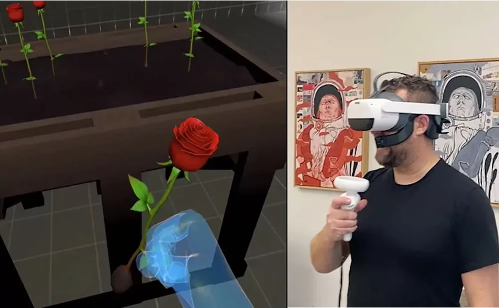 Oler las rosas del metaverso el mundo virtual se exhibe en el ces 2023