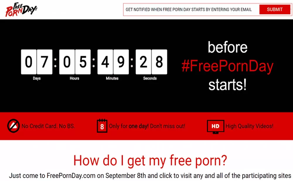 Crees que internet ya tiene suficiente porno gratis preparate
