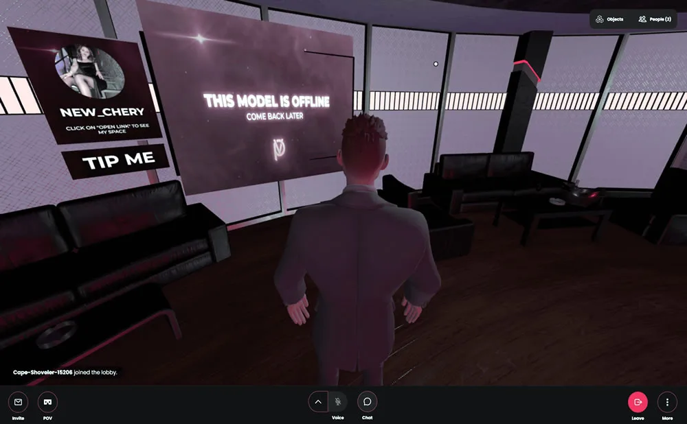 Pornverse es como Los Sims se encuentran con Pornhub: El metaverso explícito con pornografía en 2D, en vivo y en realidad virtual se lanzó en enero del 2024