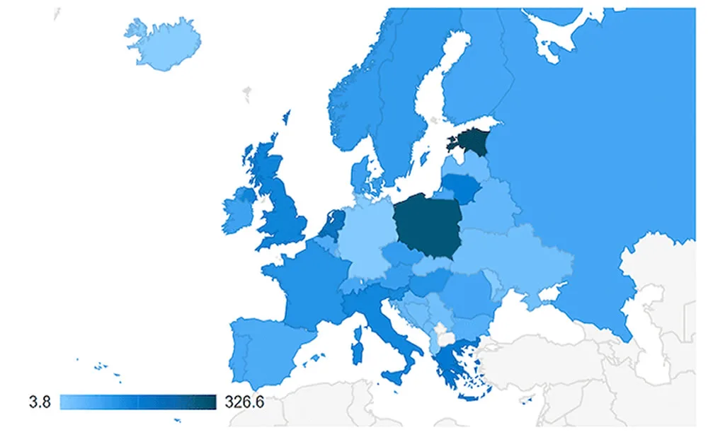 Principales buscadores de vibradores estonia y polonia la frecuencia con la que cada pais europeo busca juguetes sexuales en linea