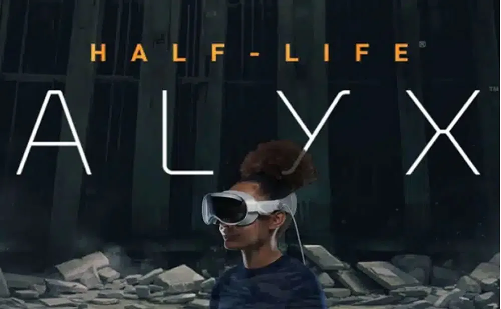 ¿Y si probáramos una partida de Half-Life: Alyx en Vision Pro con los Joy-Cons?