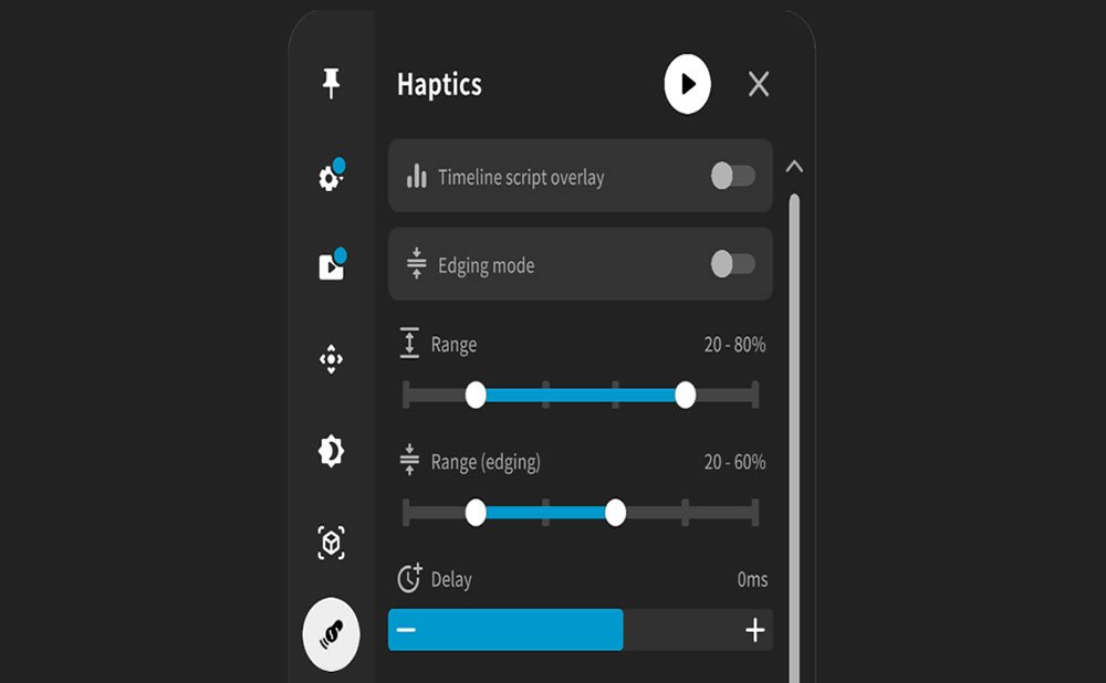 Mejoras en la experiencia háptica: nueva interfaz de usuario, mejoras en Handy y más