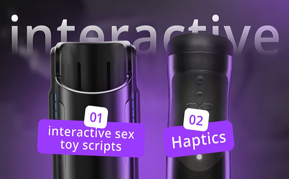 ¿Cómo funcionan los guiones interactivos con juguetes sexuales o hápticos en SLR?